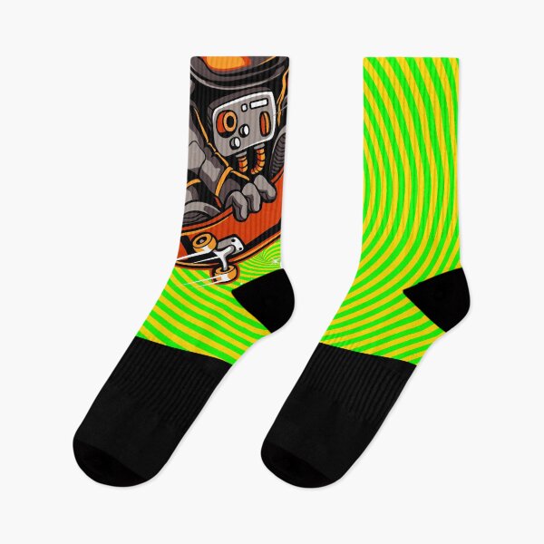 Item preview, psychedelic astronaut skater designed and sold by Raul Lopez Pomares.