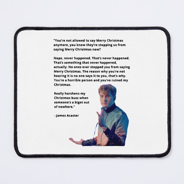 Item preview, Special Present Merry Christmas James Acaster Gift Movie Fans designed and sold by SydniCollier56.