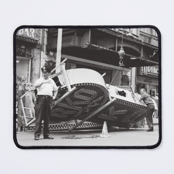 Item preview, 1965 Removing RKO Theater Sign Boston designed and sold by retrophotoworks.