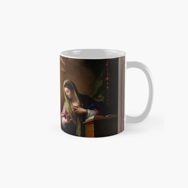 The Annunciation c1712 by Paolo de Matteis Remastered Xzendor7 Classical Art Old Masters Reproductions Classic Mug
