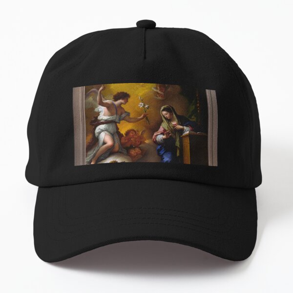 The Annunciation c1712 by Paolo de Matteis Remastered Xzendor7 Classical Art Old Masters Reproductions Dad Hat