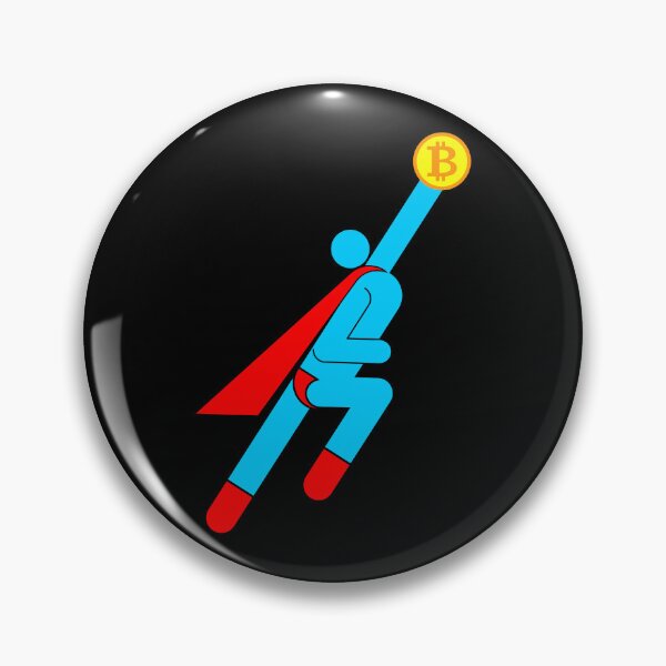 Item preview, Captain Bitcoin (BTC) Crypto Memes designed and sold by Sucryptoz Store.