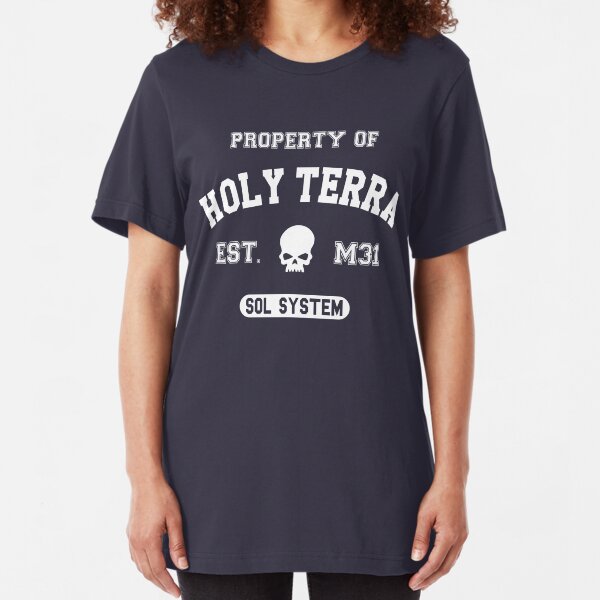 Property of Terra (white) Slim Fit T-Shirt