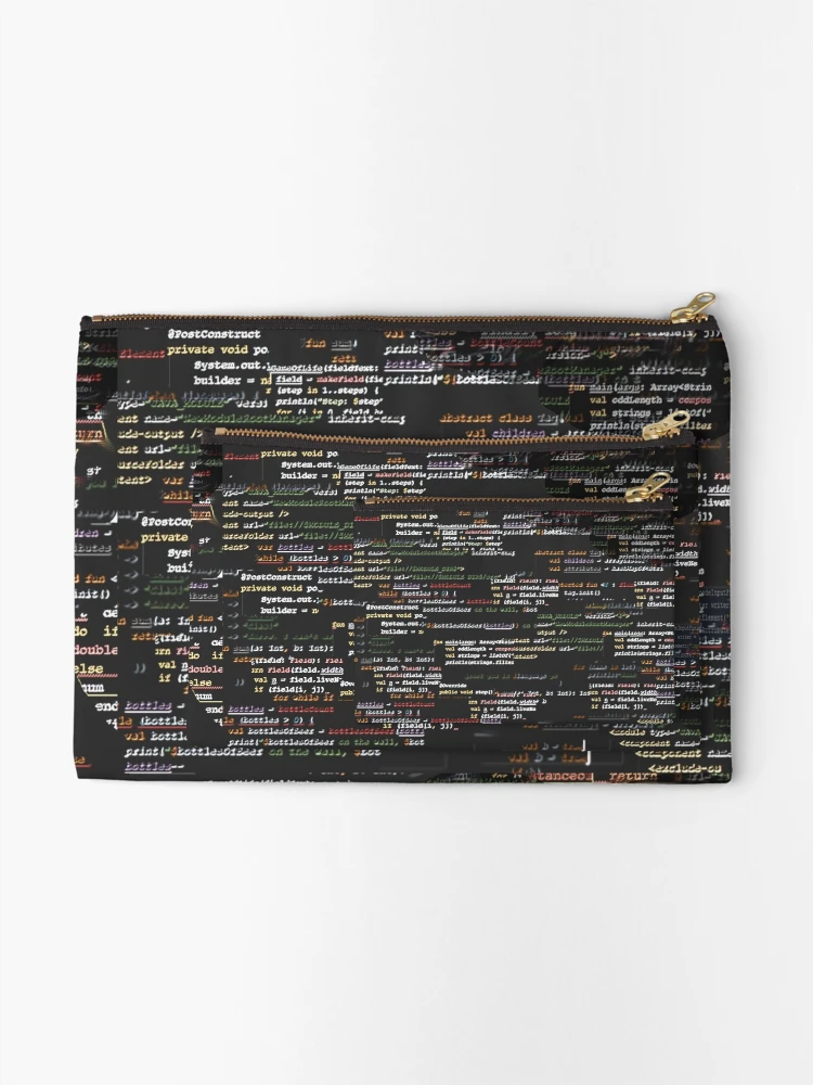 Thumbnail 2 of 4, Zipper Pouch, Code6 designed and sold by findingNull.