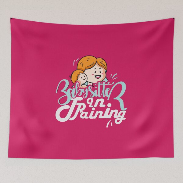 Item preview, Babysitter In Training Day Mom,Typography, Nice gift for babysitter and their friends, Fun kids, beautiful babysitter, au pair designed and sold by comeonyassine21.