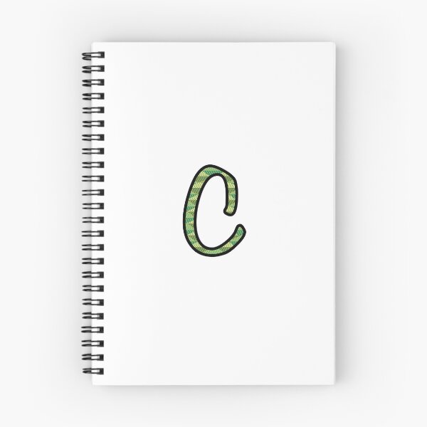 Item preview, Green Leaves Lowercase Letter c designed and sold by UrsulaFashion.
