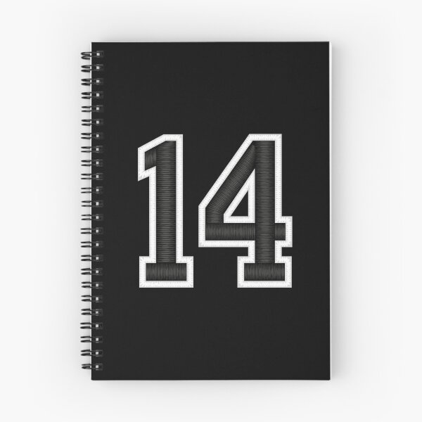 Item preview, 14 Black Jersey Sports Number fourteen Football 14 designed and sold by elhefe.