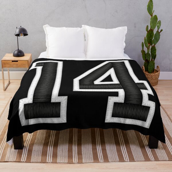 Item preview, 14 Black Jersey Sports Number fourteen Football 14 designed and sold by elhefe.