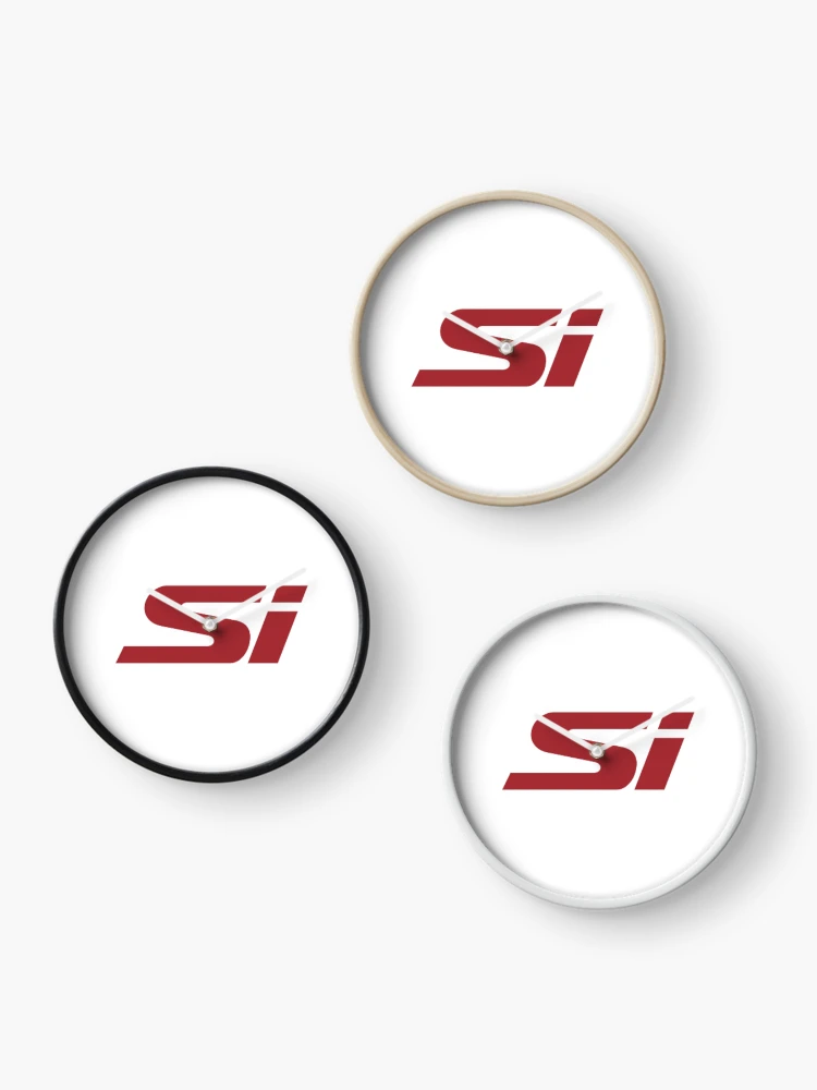 Thumbnail 3 of 4, Clock, SI CIVIC LOGO designed and sold by Racingdecals.