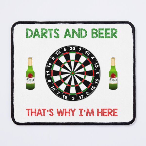 Item preview, Darts and Beer that's why I'm here designed and sold by Skipperatthebay.