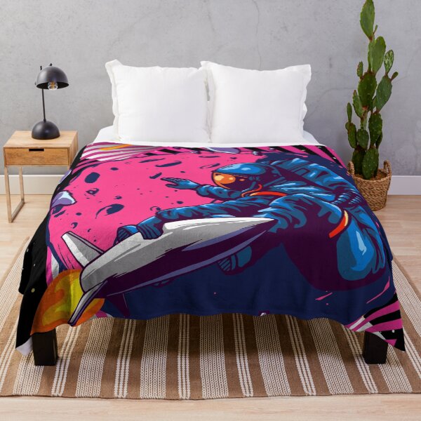 Item preview, psychedelic astronaut surfing misile designed and sold by Raul Lopez Pomares.