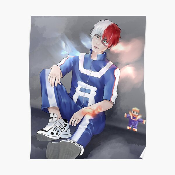 Shoto Todoroki Fan Posters For Sale Redbubble