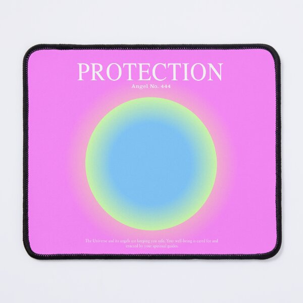 Item preview, Gradient Angel Numbers: Angel Number 444 - Protection (Magenta & Cyan) designed and sold by good-energy.