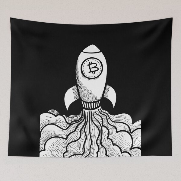 Item preview, Bitcoin Rocket (BTC) Cryptocurrency designed and sold by Sucryptoz Store.