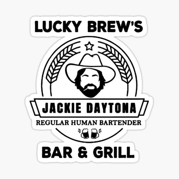 Aperçu de l'œuvre Jackie Daytona – Lucky Brew's Bar and Grill – Ce que nous faisons dans l'ombre créée et vendue par SandraKock.