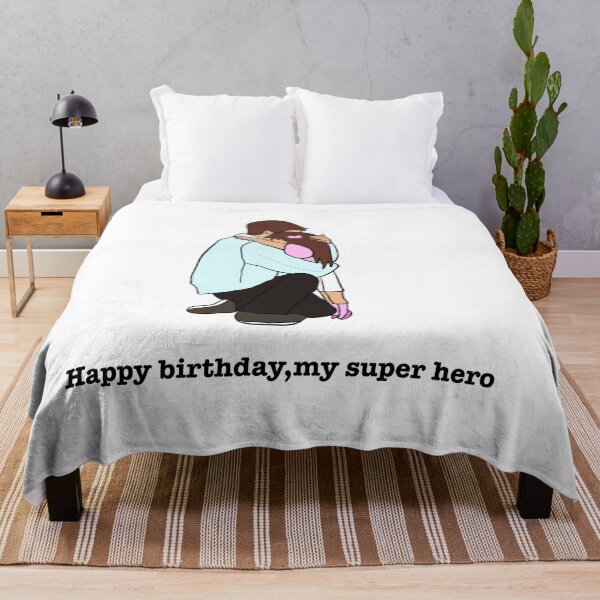 Item preview, Happy birthday my super hero dad illustration designed and sold by Mermaidssparkle.