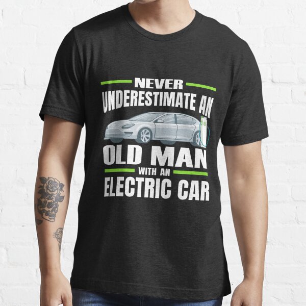 Never Underestimate an Old Man with an Electric Car Coffee Mug for Sale by  autoaddict