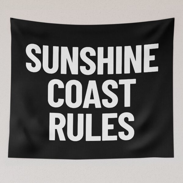 Item preview, Sunshine Coast Rules Queensland Australia Capital City designed and sold by Legit Hooligan.
