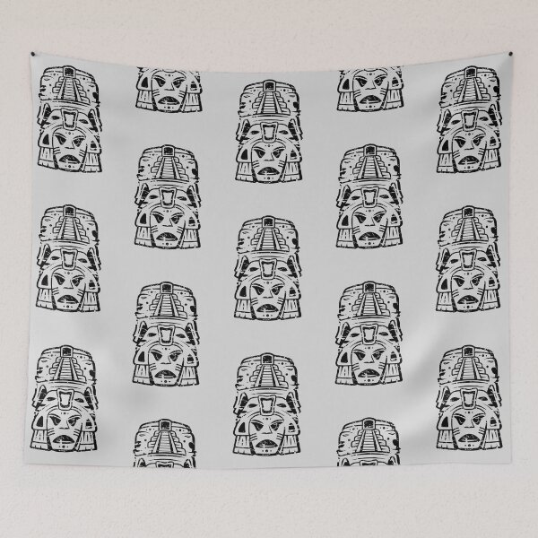 Item preview, Aztec mask face #7 designed and sold by GreekTavern1979.