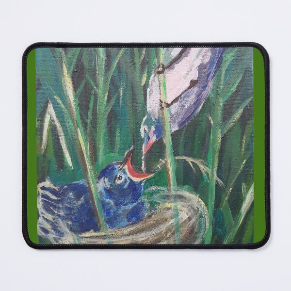 Item preview, Mum bird feeding her chick designed and sold by LauraJayo.