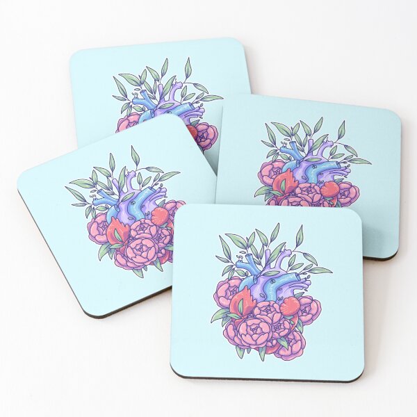 Item preview, Creepy Cute Peony Heart designed and sold by ShopAshii.