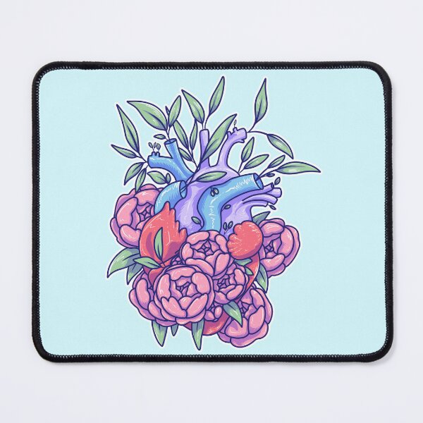 Item preview, Creepy Cute Peony Heart designed and sold by ShopAshii.