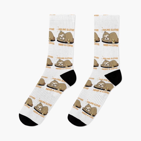 Item preview, Funny Coffee Lover Quote: Feeling Slothee Need A Coffee designed and sold by AmeliaStore1.
