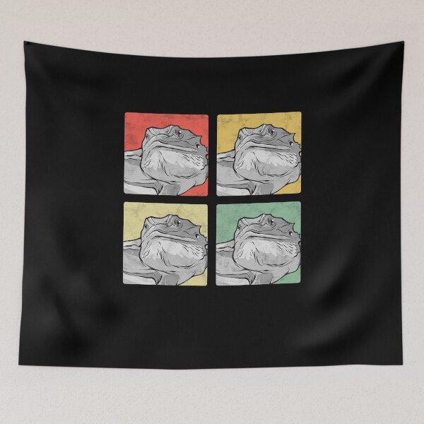 Item preview, Bearded Dragon Vintage Reptile Gift Agamas designed and sold by madgrfx.