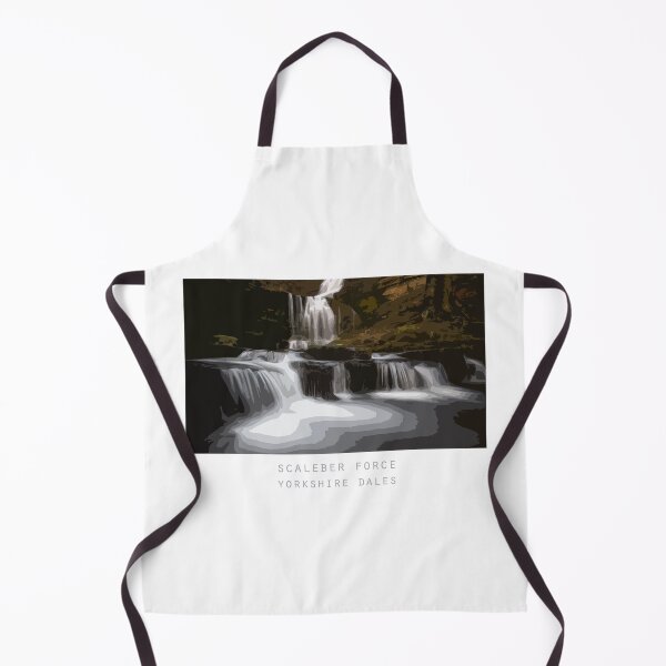 Item preview, Scaleber Force waterfall, Yorkshire, England - digital art designed and sold by PricklesAndPine.