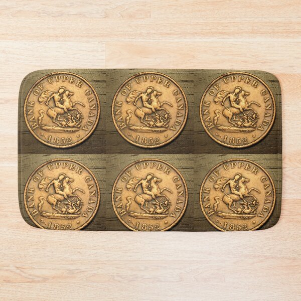 Item preview, 1852 Bank of Upper Canada One Half Penny Token designed and sold by coinsxcrochet.