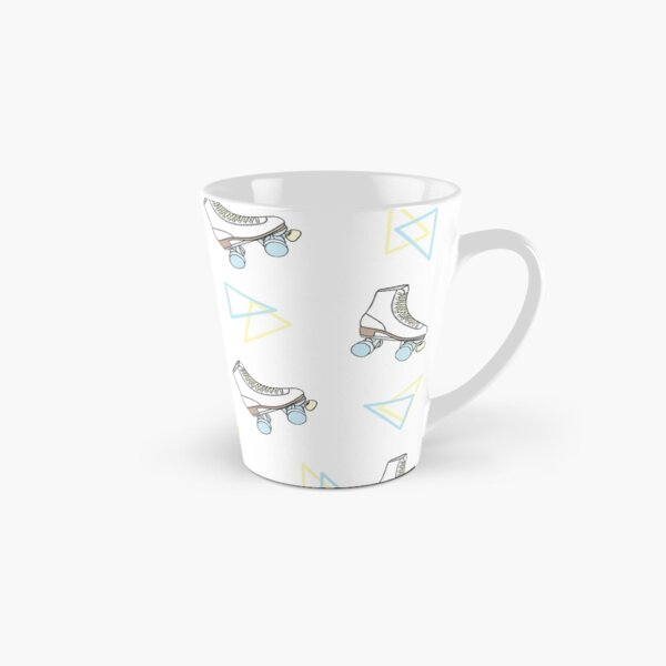 Retro Roller Skate Pattern Tall Mug