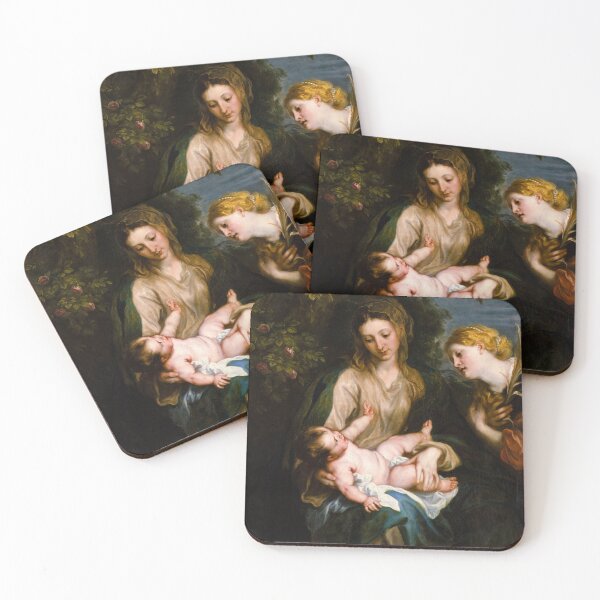 Item preview, Virgin and Child with Saint Catherine of Alexandria - Antoon Van Dyck Art Prints designed and sold by TheSoulOfArt.
