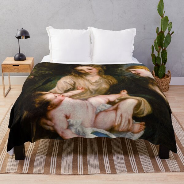 Item preview, Virgin and Child with Saint Catherine of Alexandria - Antoon Van Dyck Art Prints designed and sold by TheSoulOfArt.