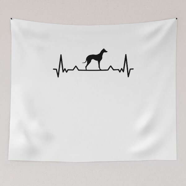 Item preview, Galgo Espanol Heartbeat Spanish Greyhound designed and sold by madgrfx.