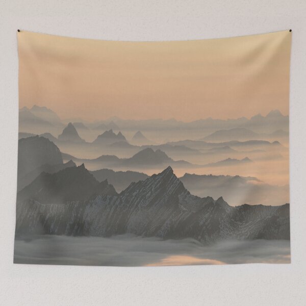 Item preview, mountain over clouds designed and sold by Lily Art.