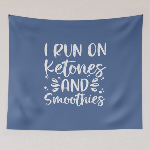 Item preview, I Run On Ketones & Smoothies Keto Diet No Carbs Drinks designed and sold by raretshirtsuk.