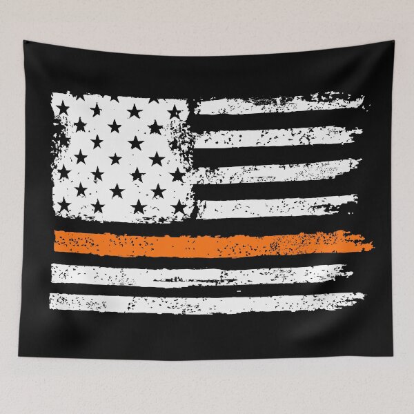Item preview, Public Works distressed flag shirt designed and sold by culturestash.