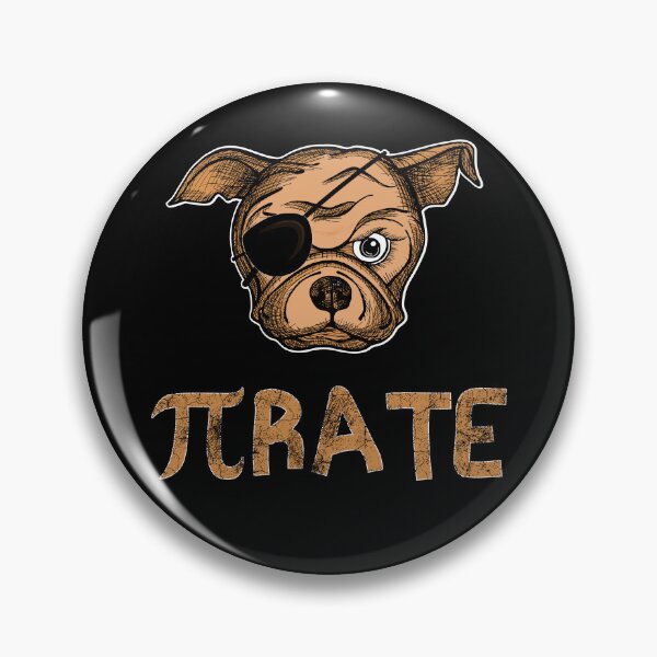 Item preview, Funny Pi Day Math Science Dog Pirate designed and sold by zackup.