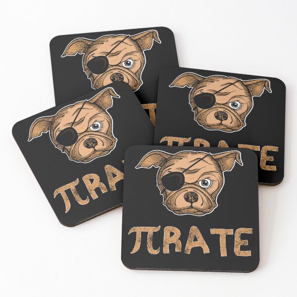 Item preview, Funny Pi Day Math Science Dog Pirate designed and sold by zackup.