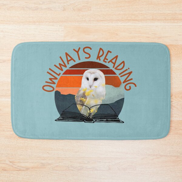 Item preview, Owlways Reading, Retro Owl with Books is Gift for Book lover and Birthdays, Winterowl designed and sold by DiensDesign.