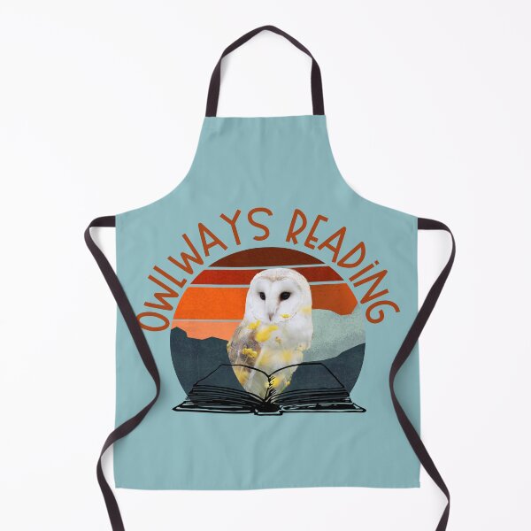 Item preview, Owlways Reading, Retro Owl with Books is Gift for Book lover and Birthdays, Winterowl designed and sold by DiensDesign.