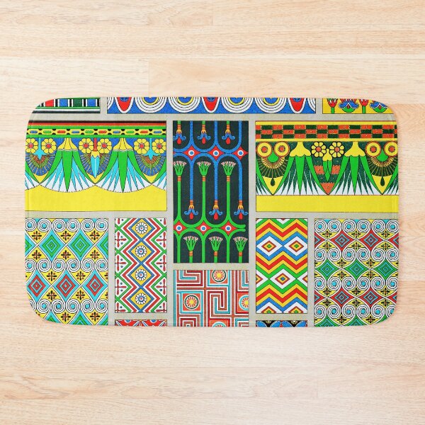 Item preview, Egyptian pattern from L'ornement Polychrome (1888) by Albert Racinet (1825–1893) designed and sold by RyanCaudell.