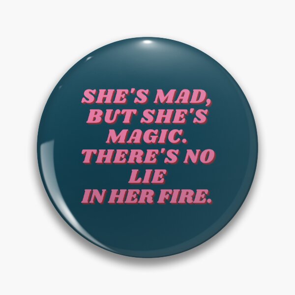 Item preview, She's mad, but she's magic, Charles Bukowski, Feminist, Quote designed and sold by Magic Love Art Print.
