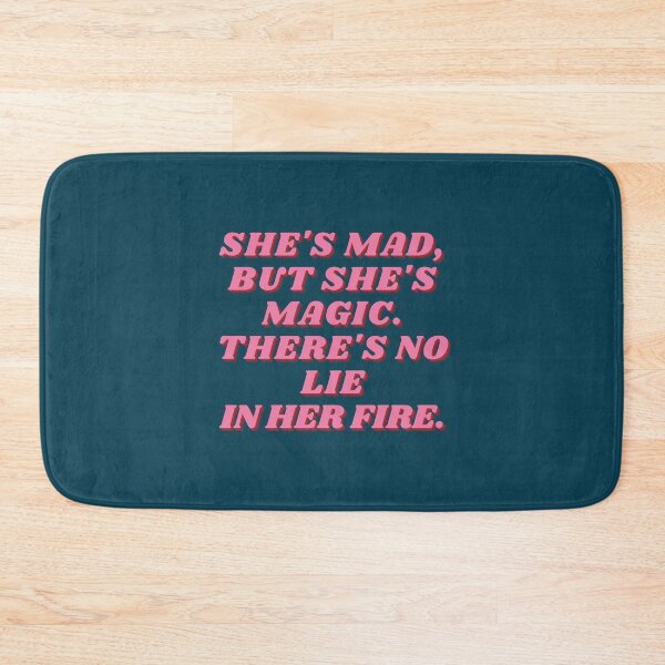 Item preview, She's mad, but she's magic, Charles Bukowski, Feminist, Quote designed and sold by Magic Love Art Print.