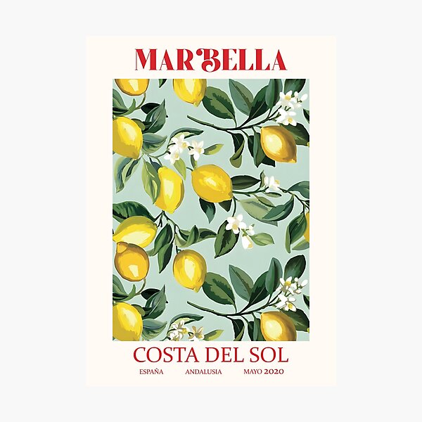 Item preview, Marbella Costa Del Sol Poster designed and sold by Artone369.