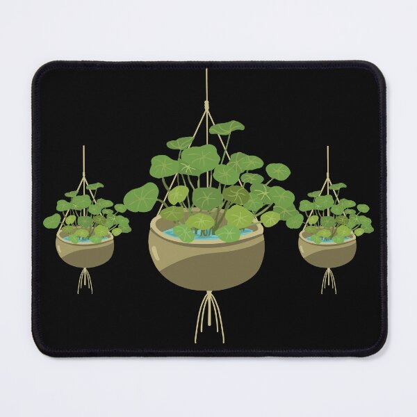 Item preview, Water Lily in Hanging Planters designed and sold by GraphismNinja.