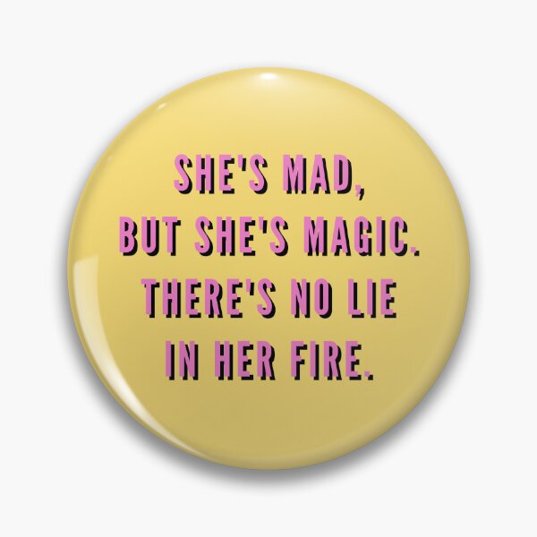 Item preview, She's mad, but she's magic, Charles Bukowski, Feminist, Quote designed and sold by Magic Love Art Print.