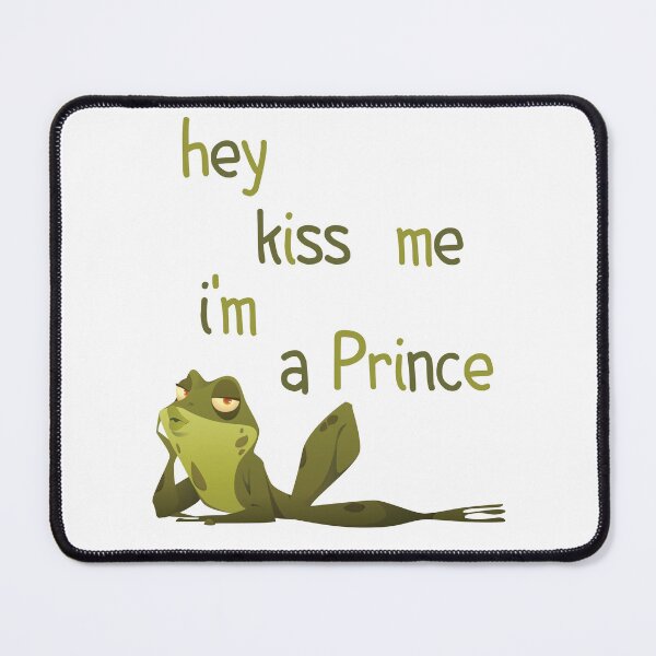 Item preview, kiss me i'm a prince funny frog lol designed and sold by artMechbal.