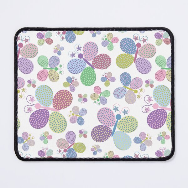 Item preview, Pastel Colors Easter Butterflies Pattern designed and sold by dass-art.