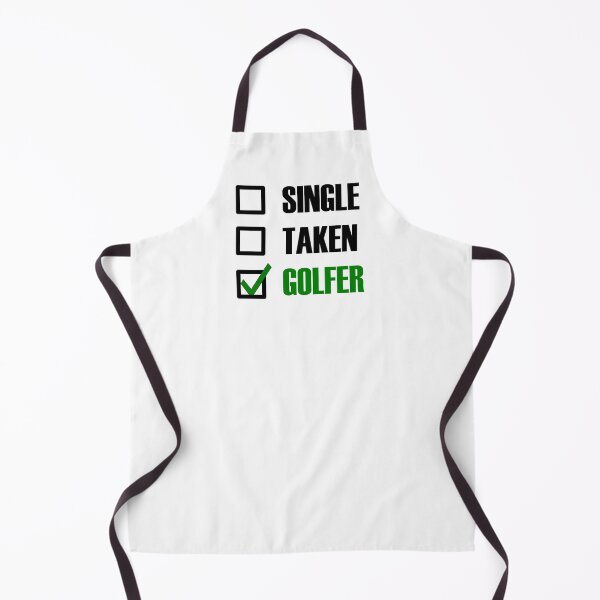 Item preview, Funny Essentials: Single Taken Golfer Green tick check box - Sleek typography black outline design designed and sold by Deegital18.